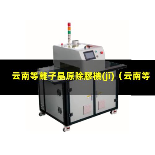 云南等離子晶原除膠機(jī)