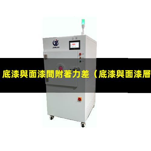 底漆與面漆間附著力差
