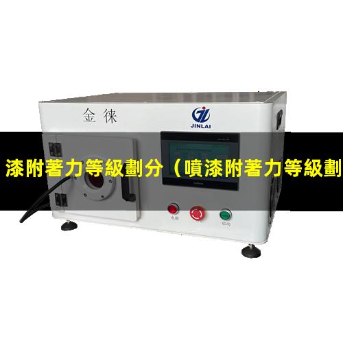 漆附著力等級劃分
