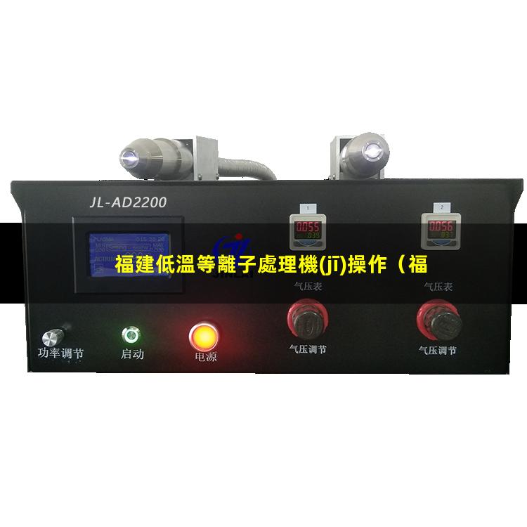 福建低溫等離子處理機(jī)操作