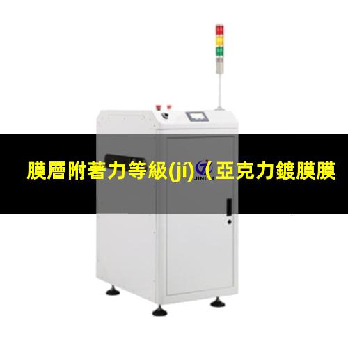 膜層附著力等級(jí)