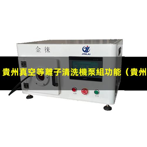 貴州真空等離子清洗機泵組功能