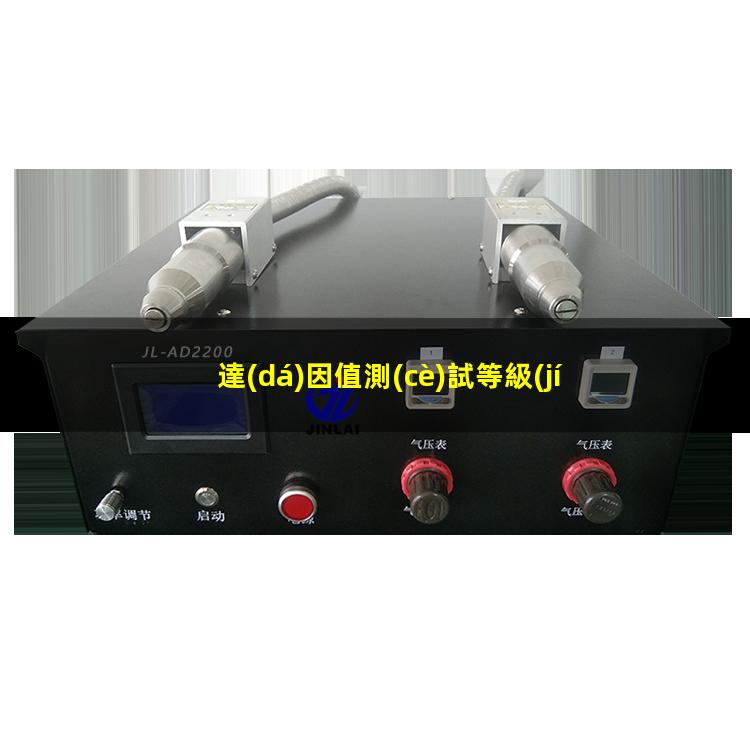 達(dá)因值測(cè)試等級(jí)判定